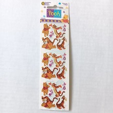 Vintage Sandylion Prismatic Winnie The Pooh Piglet Tigger Stickers - 1 Sheet