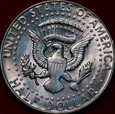 Uncirculated 1967 Philadelphia Mint 40% Silver Kennedy Half Dollar