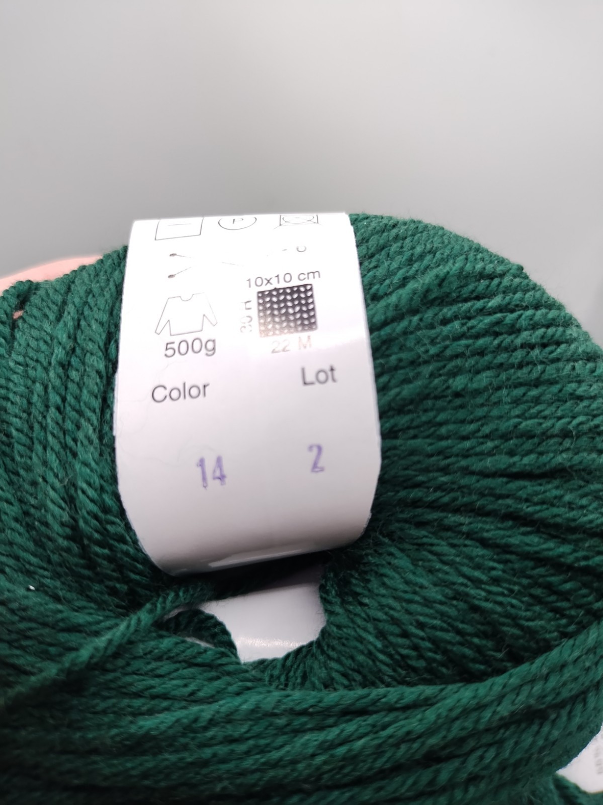 19 Balls KFI Cashmereno Yarn Color 14 Pine Lot 2 Discontinued Sweater Quantity - second product detail image