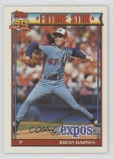1991 Topps Future Star Brian Barnes #211 0c4