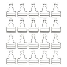 Overall Buckles, 20pcs Retro Metal Suspender Replacement Buckles 32mm