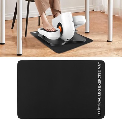 Ellipse Leg Exerciser Machine Mat NonSlip Rubber Workout Under Desk Gym Pad