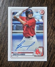Pedro Castellanos 2020 Bowman Autograph Rookie Auto RC