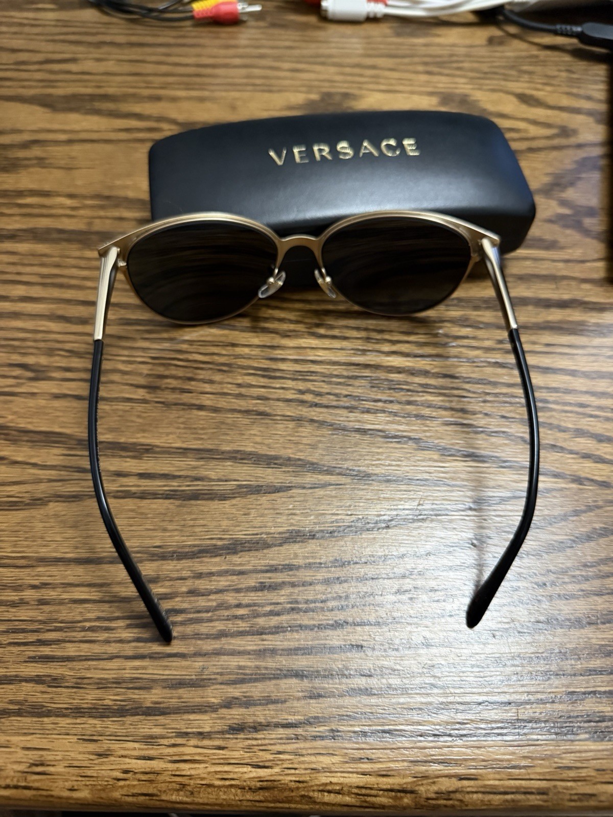 Versace 0VE 2168 14095R 57mm Womens Sunglasses Gold/Pink Metal Non-Polarized thumbnail 3