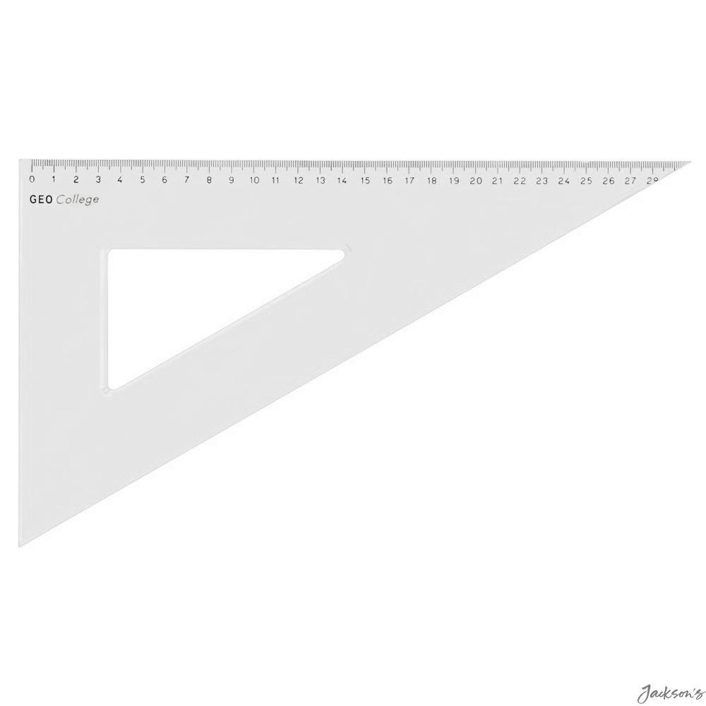 Aristo Geo-College 60 Degree Set Square Transparent Plastic 300mm Drawing