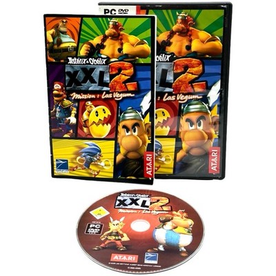 Asterix & Obelix XXL 2 Mission Las Vegum PC DVD ROM Hülle gereinigt Handbuch