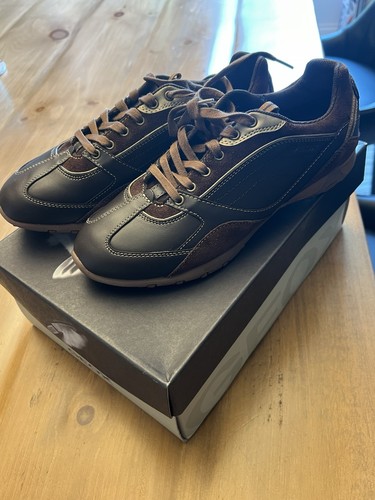 NEW Geox Respira D Freccia G Women’s US 9 Brown Leather Suede Sneakers D03C0G
