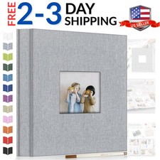 Photo Album Self Adhesive Scrapbook Album for 3x5 4x6 5x7 8x10 Pictures,40 Pa...