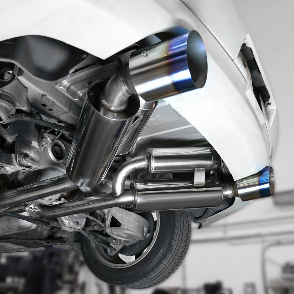 Fits 2003-2007 Infiniti G35 Coupe 2Dr Dual Burnt Tip Catback Exhaust System Kit Foto 4 de 4