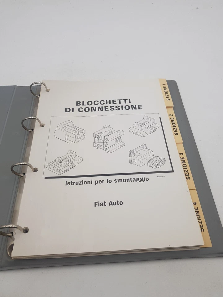 Manuale officina Lancia Fiat Lancia blocchetti di connessione istruz. smontaggio - Immagine 4 di 4