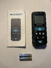 Mileseey 165ft Laser Distance Measure Meter – Digital LCD – New Batteries