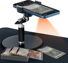 MTG Card Scanner Holder, Card Slinger with Phone Holder and Scanning Pad, Tradin