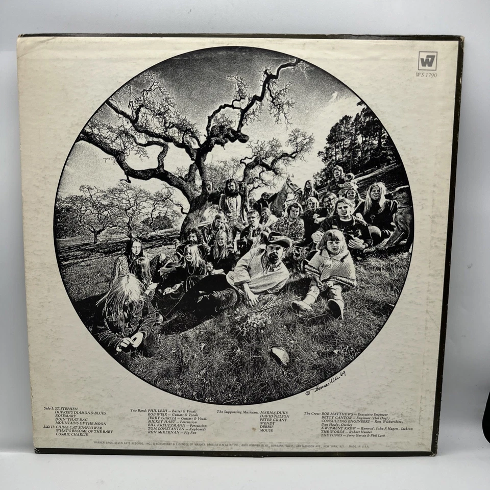 Grateful Dead - Aoxomoxoa - 1969 US 1st Press Green W7 (VG++) Ultrasonic Clean - Image 2 of 4