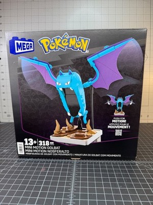 MEGA Pokémon Mini Motion Golbat Bat Figure Building Set NEW & SEALED!