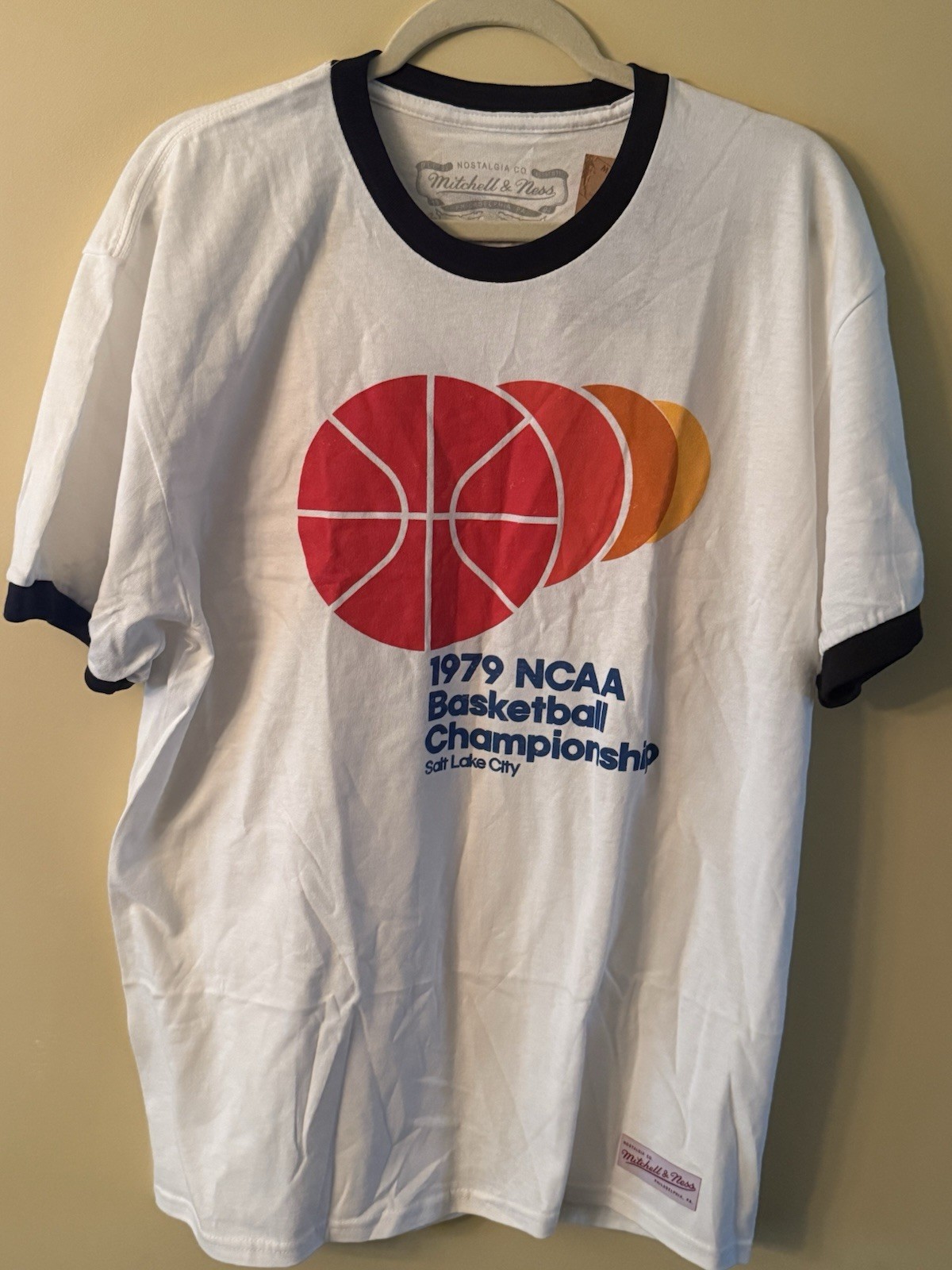 MICHIGAN STATE UNIVERSITY MICHELL & NESS SHIRT/MENS LARGE/NEW!!