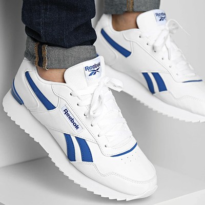 Reebok klassischer Stil Turnschuhe alle Größen Glide weiß neu im Karton Klassiker Retro RGWBM1