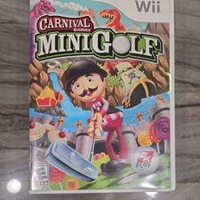 Carnival Games MiniGolf Nintendo Wii w/ Manual Multiplayer E NTSC-U/C 2008