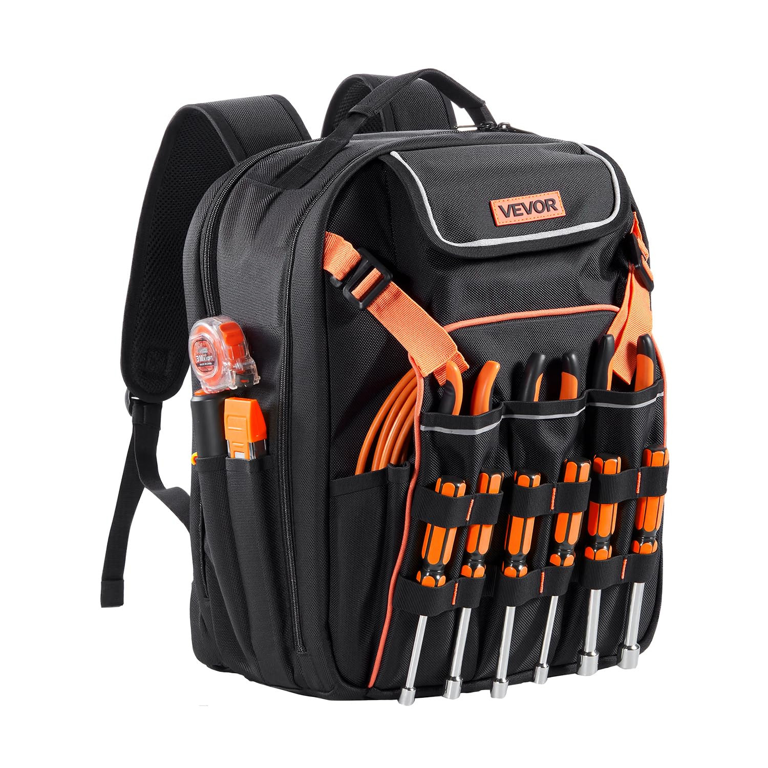 Miglior Zaino Portautensili Rinforzato con 45 Tasche - Offerta Online