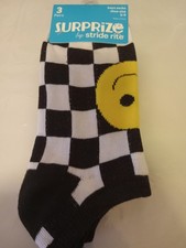 Surprize Boys Novelty 3 pk. Ankle Socks Size 5-9 By Stride Rite
