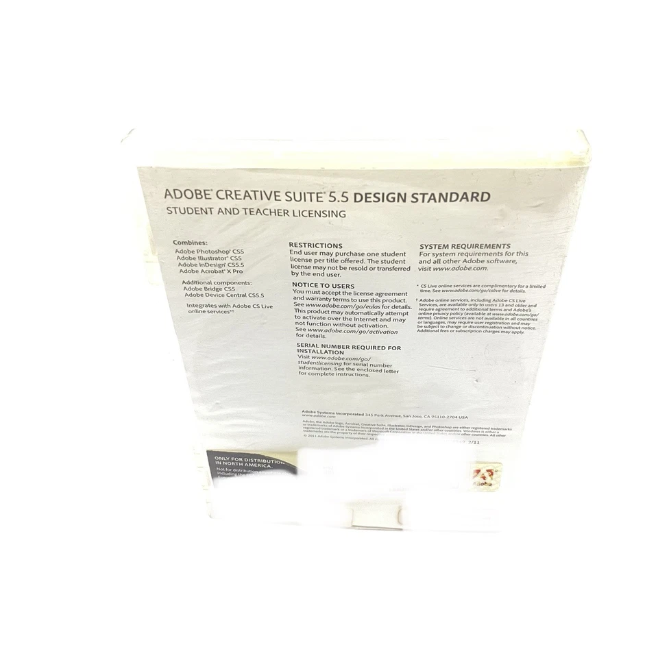 Adobe Creative Suite 5.5 Design Standard Student And Teacher Windows W/ Serial # - Image 3 of 4