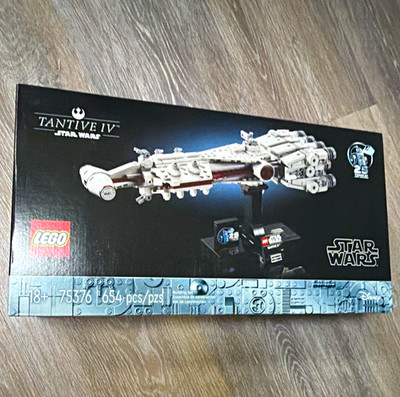 LEGO Star Wars Tantive IV Complete Set 75376 654 pcs Age 18+