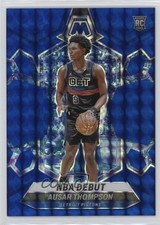 2023-24 Panini Mosaic NBA Debut Blue Prizm 84/199 Ausar Thompson #262 1h9h