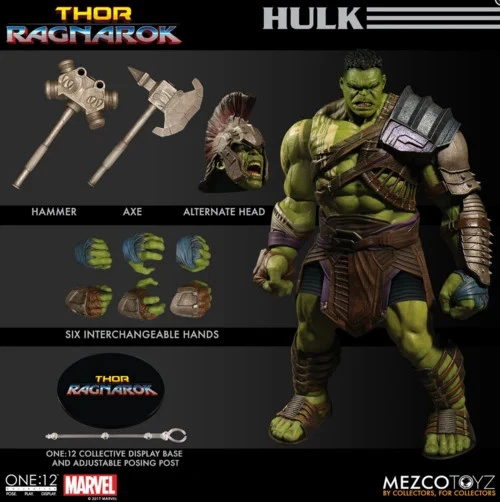 Marvel Mezco Ragnarok Gladiator Hulk One:12 Scale Action Figure
