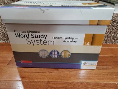 Fountas & Pinnell Word Study System Grade 4 Phonics, Spelling, & Vocabulary,NEW