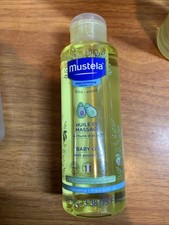 Mustela Baby Natural Moisturizing Oil for Massage with Natural Avocado 3.38 Oz