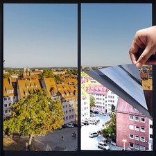 Way Window Privacy Film with Tools, Heat Control Window Tint for Home, Explos...