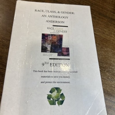 Race Class and Gender An Anthology 9th Edition Paperback