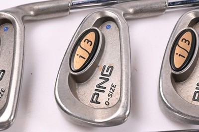 Ping i3 O-Size Eisen / 3-PW+SW / Blue Dot / Regular Flex Ping Karsten JZ Blue
