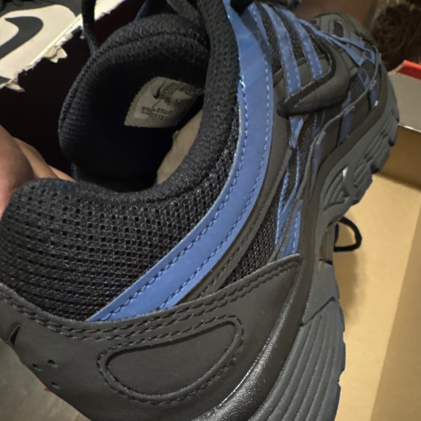 Nike P-6000 SE Reflective Court Blue Anthracite Black Men's Sneakers HV6904-401 thumbnail 5