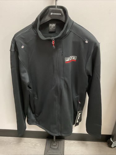 FXR Elevation Tech Zip-Up Hoodie Black/Red  | XL