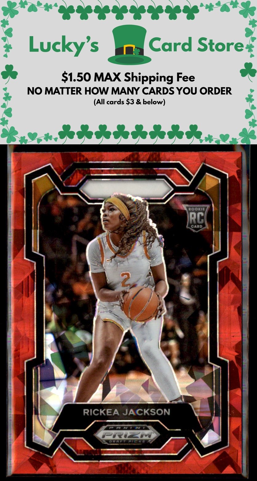 2024 Panini Prizm Draft Picks #44 Rickea Jackson Prizms Red Ice Rookie