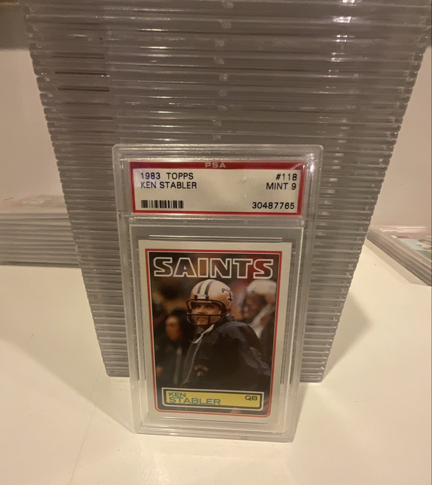 1983 Topps - Ken Stabler #118 PSA 9