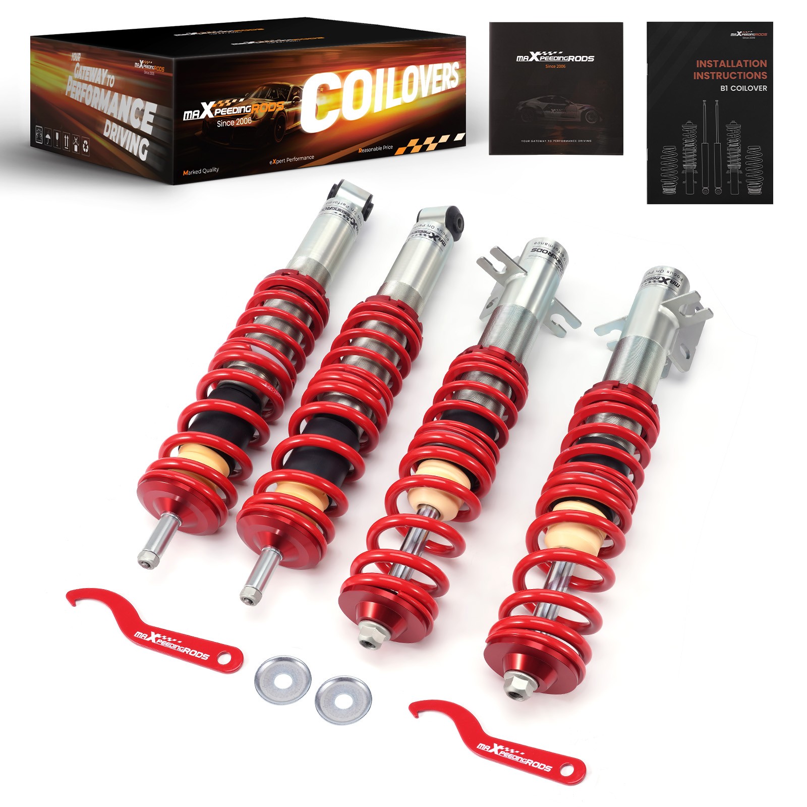 Coilovers for VW Golf MK1 Jetta MK1 Scirocco MK1 MK2 Shock Absorber Spring Strut