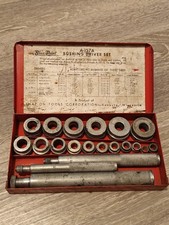Snap On Tools Usa Vintage A-157a Standard Bushing Driver Set Complete Snap On Tools Usa Vintage A-157a Standard Bushing Driver Set Complete