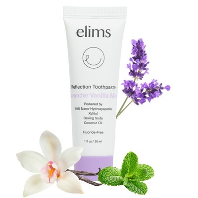 ELIMS Travel Size 10% Nano-Hydroxyapatite Toothpaste Fluoride Free - Xylitol ...