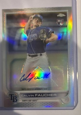 2022 Topps Chrome Update Series - Autographs Calvin Faucher #AC-CF (AU, RC)
