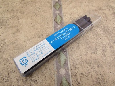 Tombow Pencil Marking Holder 4.4mm Blue Refill,   C-10DM 15, Pack Of 6