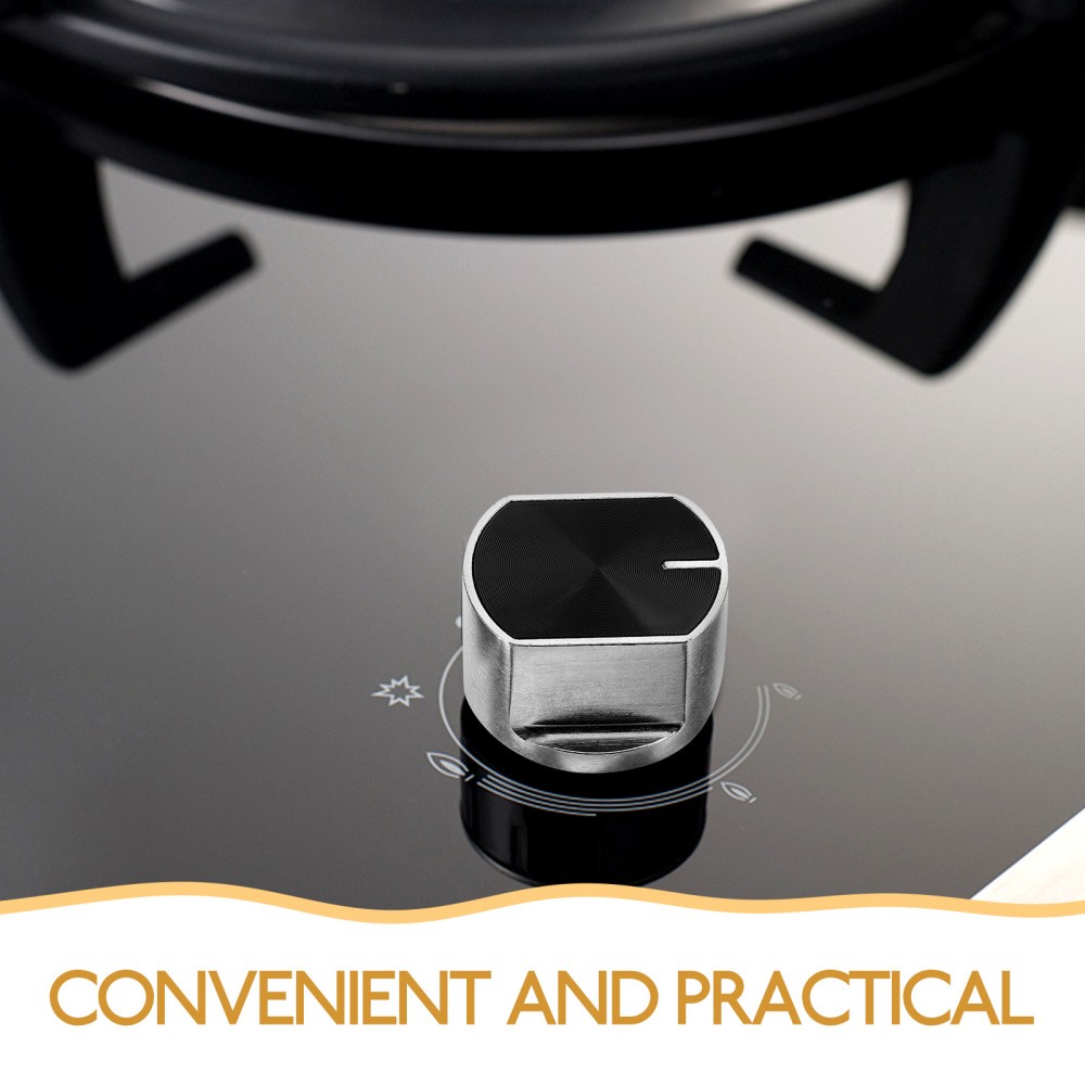 2 Pcs Zinc Alloy Gas Stove Knobs Replacement Burner Control Cooking Knobs