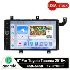 Plug&Play Android 13 JOYING 9-inch Android Head Unit for Toyota Tacoma 2016-2023