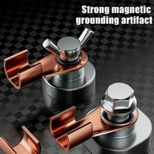 Strong Magnetic Welding Earth Clamp|Heavy Duty Magnetic Groundng Tool for Welder