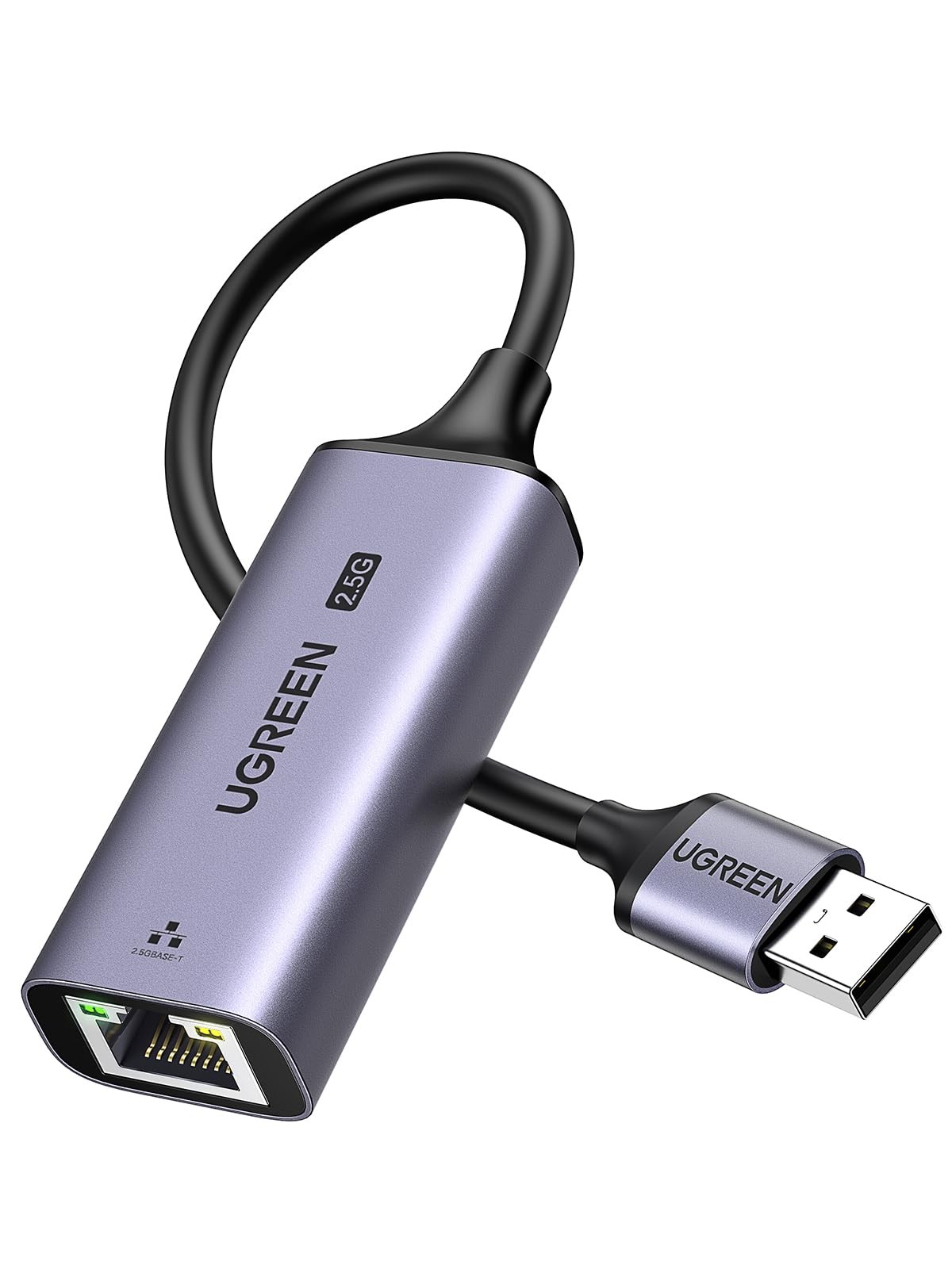Ugreen Ethernet Adapter CM648, RJ45, USB, Grau (USB), Netzwerk Adapter, Grau - Bild 2
