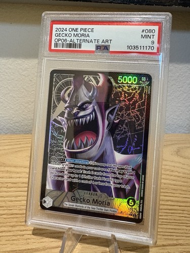 Gecko Moria (Alternate Art) graded PSA 9 for sale on eBay
