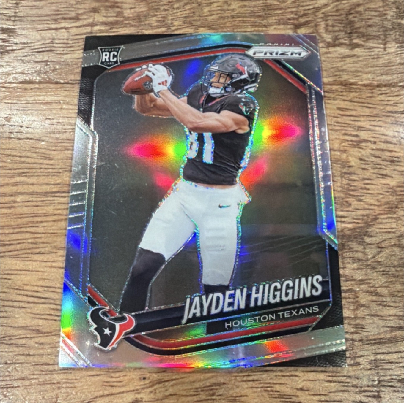 Panini Prizm Jayden Higgins Rookie Prizm #376 Houston Texans Football 2025