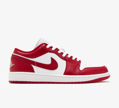 Nike Air Jordan 1 Low New Beginnings Cardinal Red 553558-166  Men's Size New