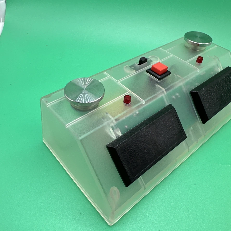 Vintage ZMF-II Chess Game Clock Transparent/Clear w/ Red LED, Works Perfect - Image 3 of 4