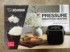 Zojirushi NW-JEC10BA Pressure Induction Heating Rice Cooker 5.5 Cup NW-JEC10 BA